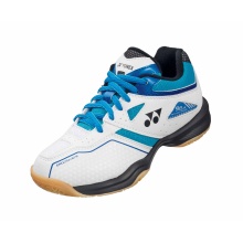 Yonex Badminton Shoes Power Cushion 36 white/blue Kids